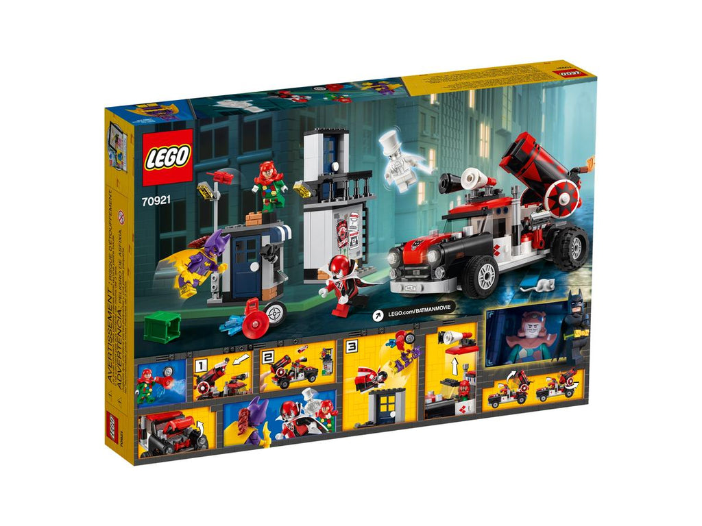 LEGO Batman Harley Quinn Kanonskogelaanval - 70921