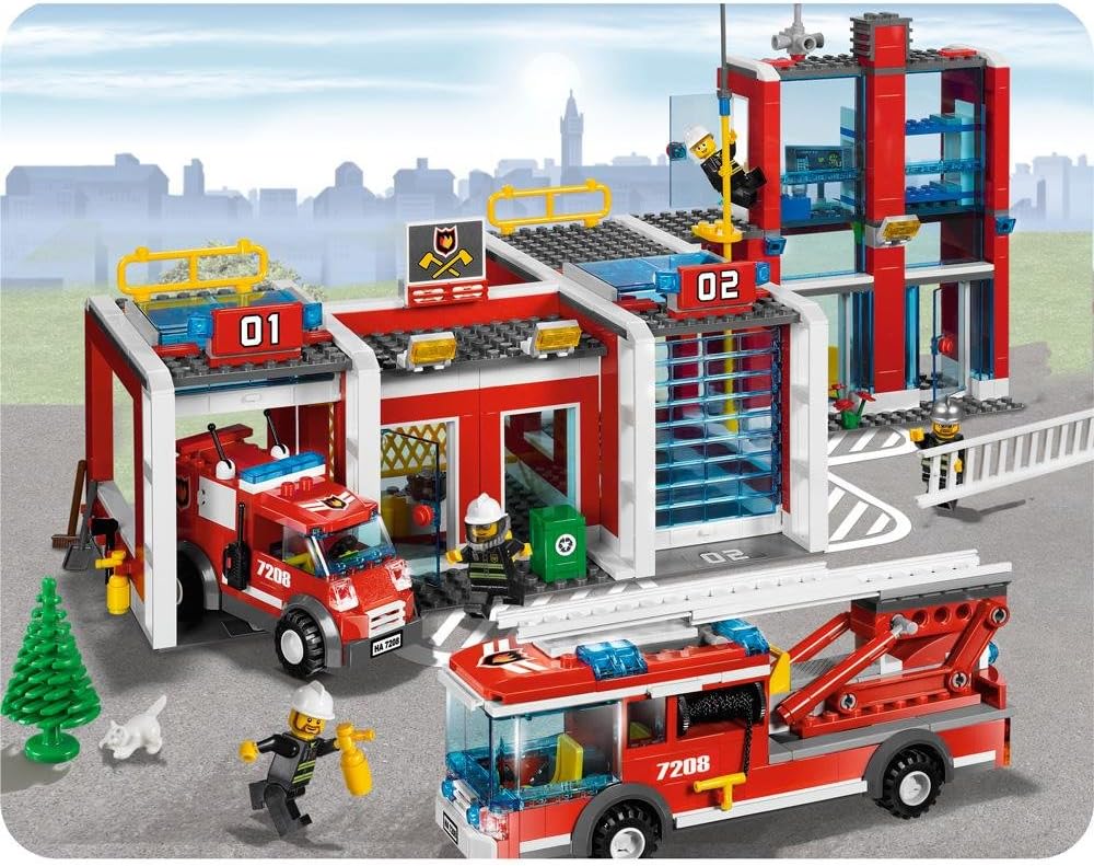 LEGO City Brandweerstation - 7208