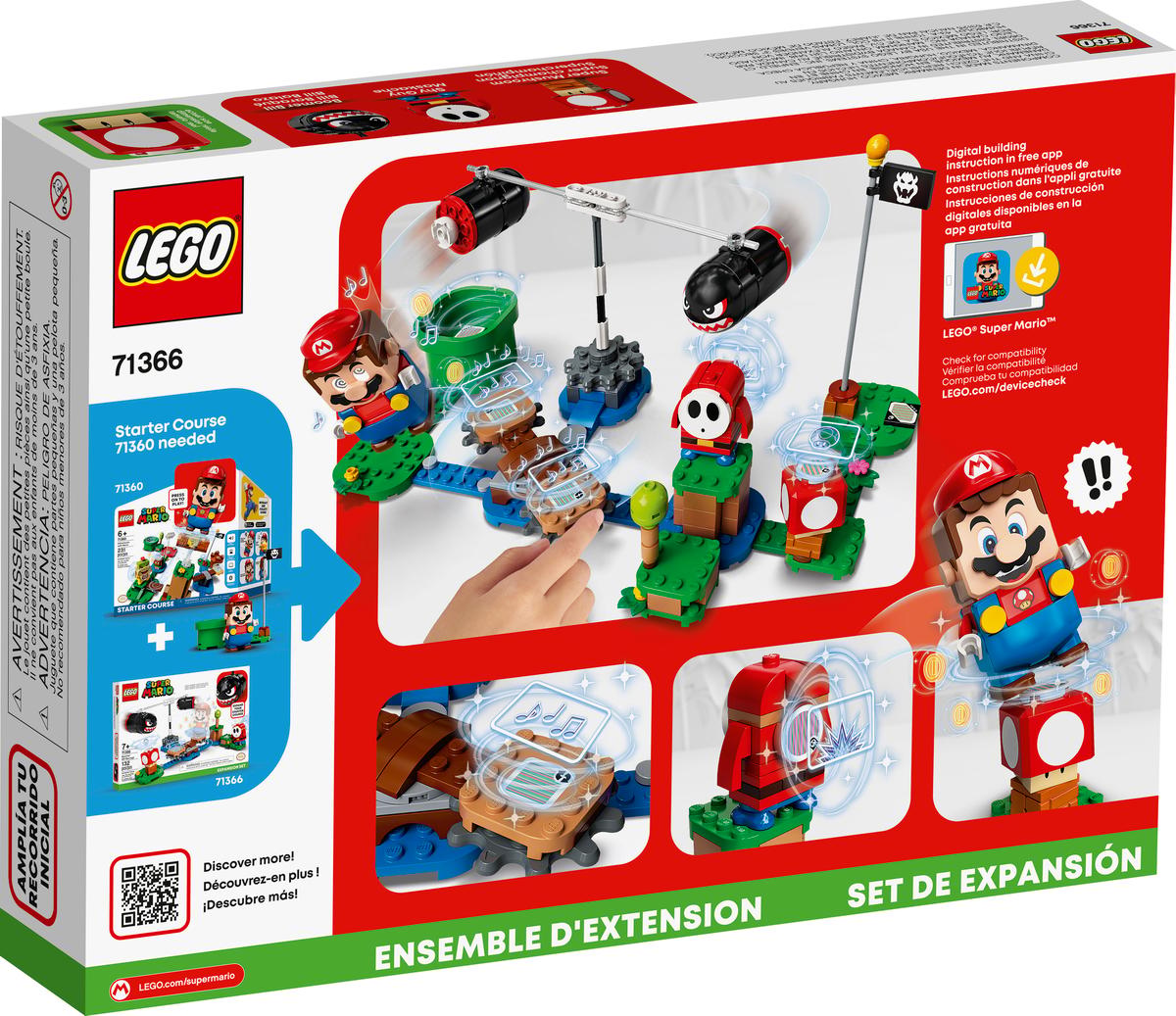 LEGO Super Mario Uitbreidingsset: Boomer Bill-spervuur - 71366
