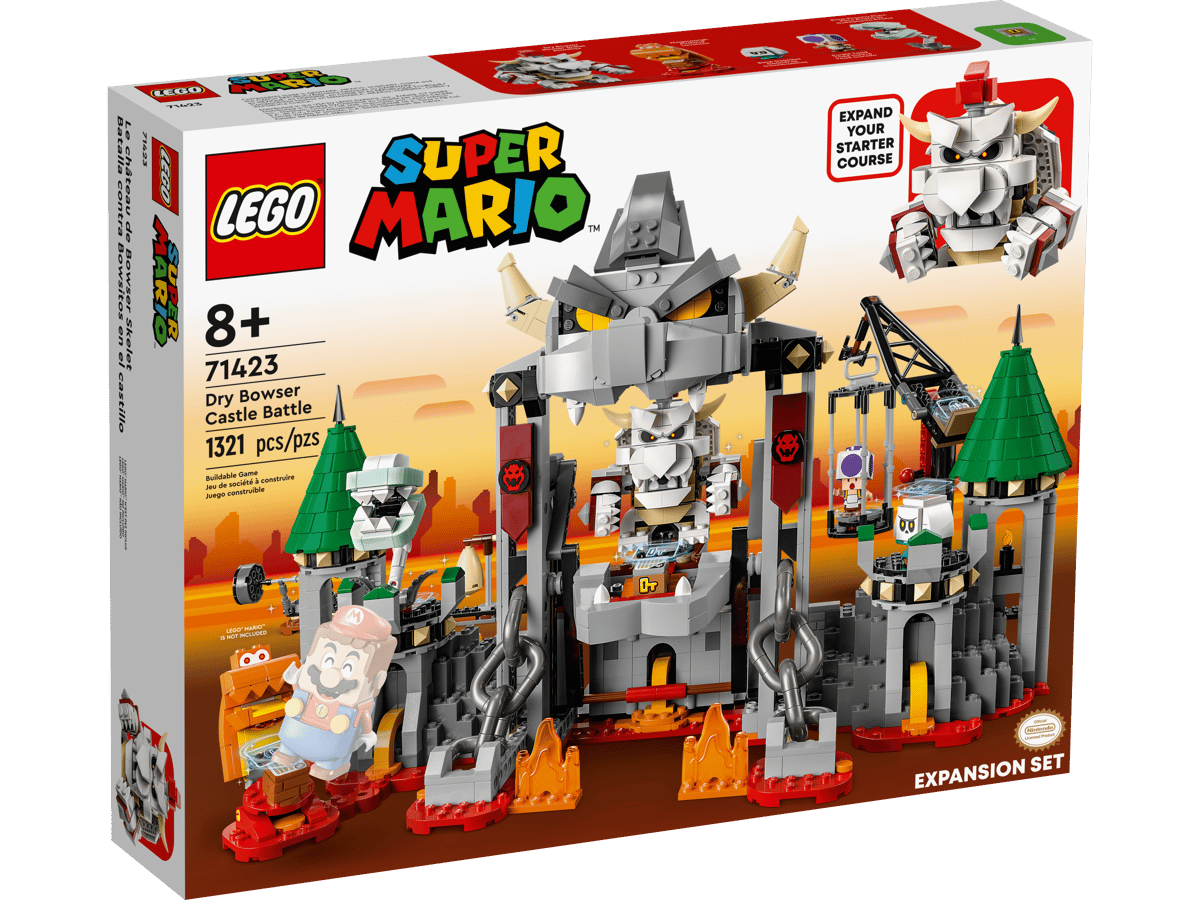 LEGO Super Mario Uitbreidingsset: Gevecht op Dry Bowsers kasteel - 71423