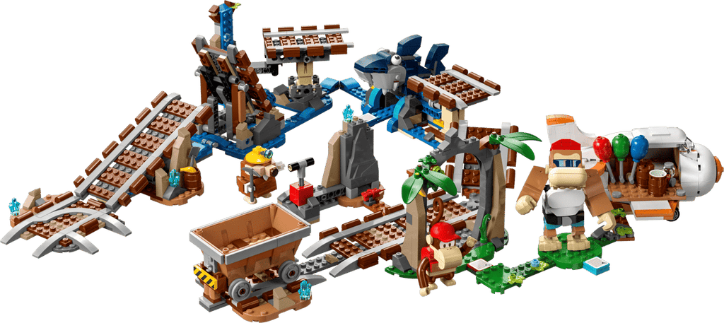 LEGO Super Mario Uitbreidingsset: Diddy Kongs mijnwagenrit - 71425