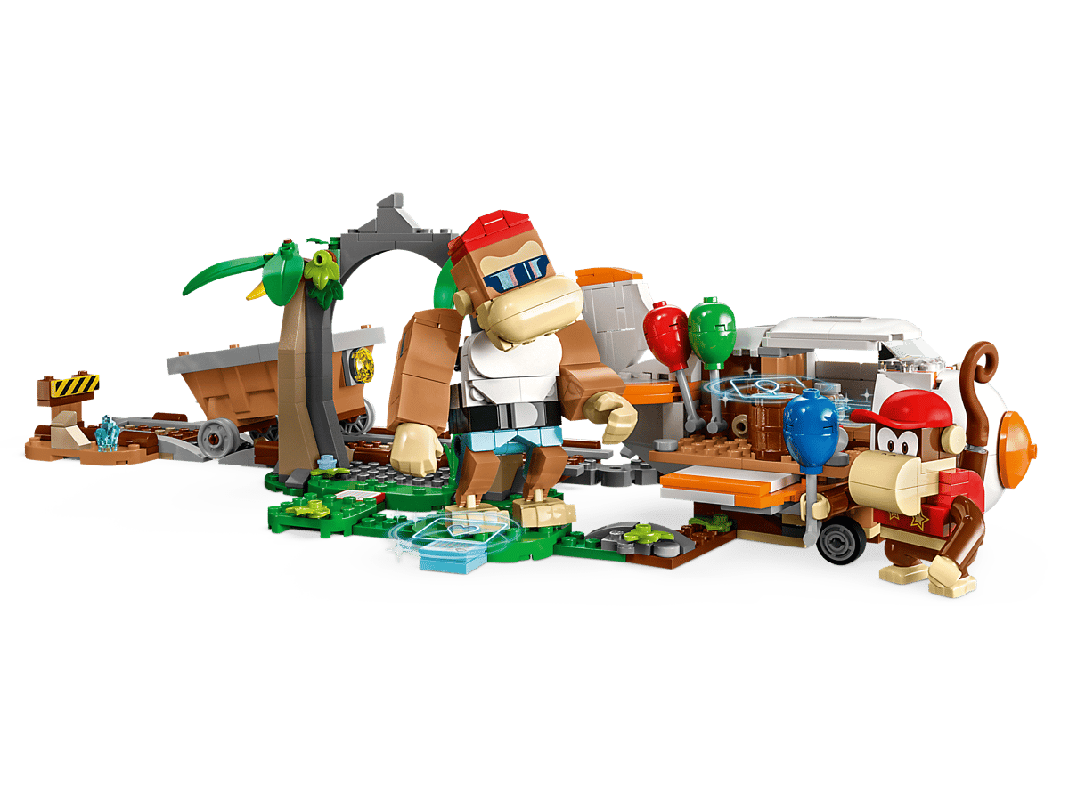 LEGO Super Mario Uitbreidingsset: Diddy Kongs mijnwagenrit - 71425