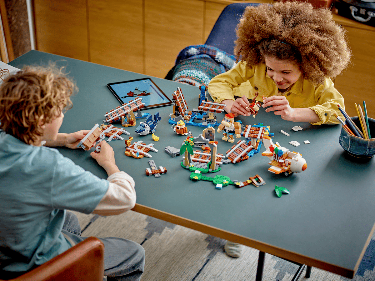 LEGO Super Mario Uitbreidingsset: Diddy Kongs mijnwagenrit - 71425