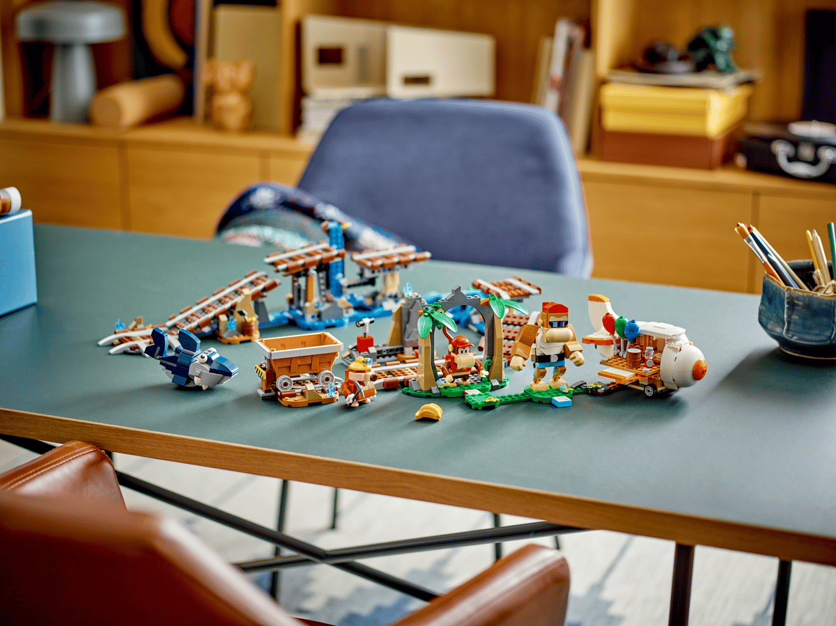 LEGO Super Mario Uitbreidingsset: Diddy Kongs mijnwagenrit - 71425