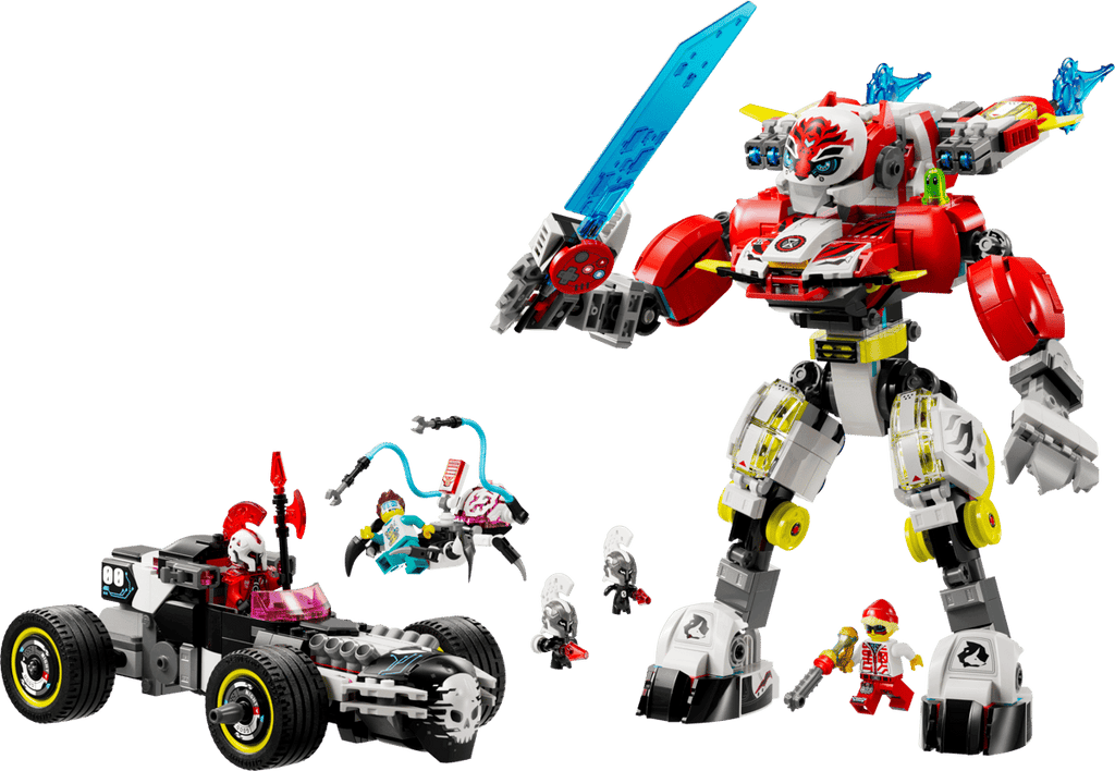 LEGO DREAMZzz Coopers tijgermecha en Zero's hot rod auto - 71497