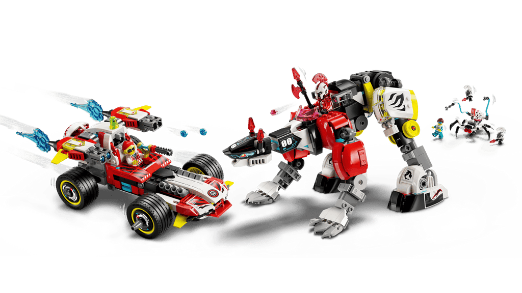 LEGO DREAMZzz Coopers tijgermecha en Zero's hot rod auto - 71497