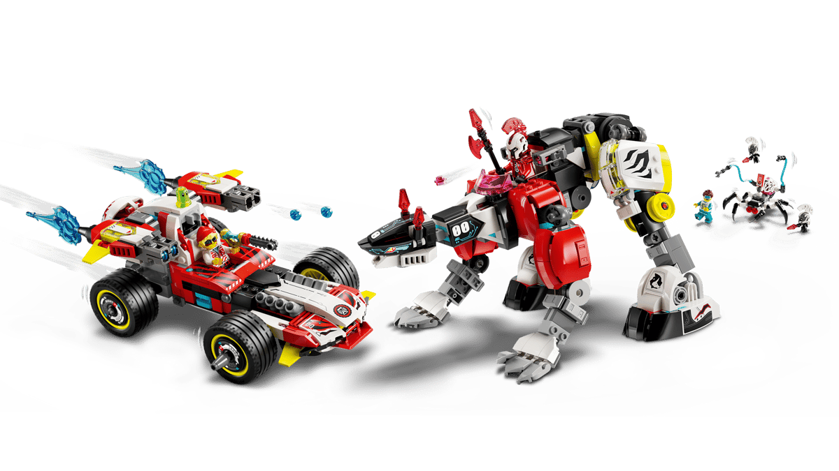 LEGO DREAMZzz Coopers tijgermecha en Zero's hot rod auto - 71497