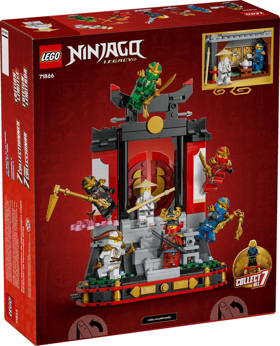 LEGO Ninjago 15-jarig Jubileum: Display met ninjapersonages - 71866
