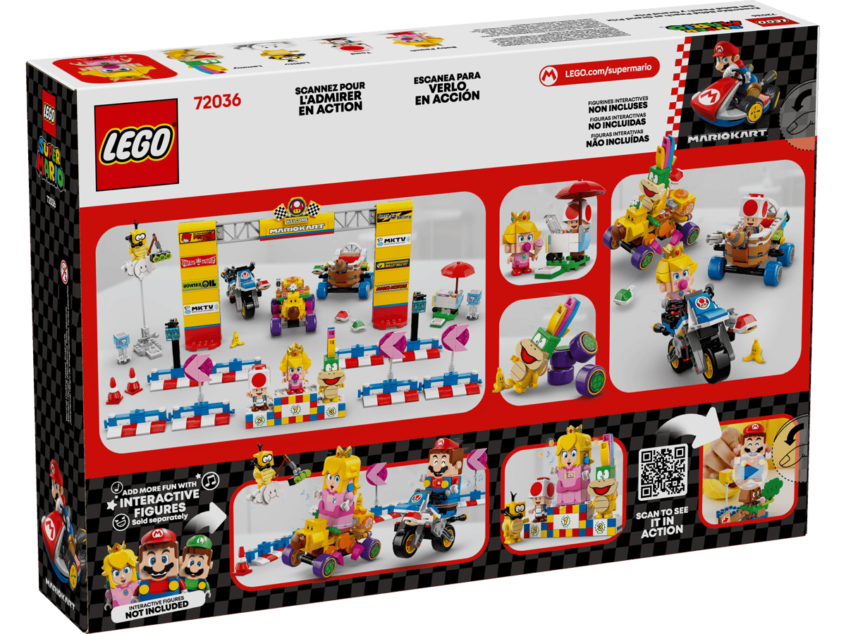 LEGO Super Mario: Mario Kart – Baby Peach en grand prix - 72036