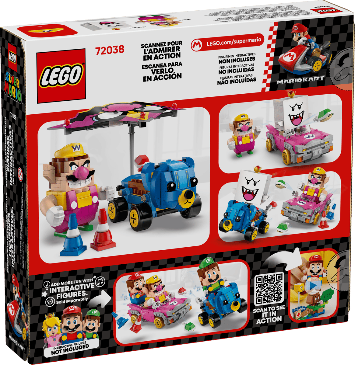LEGO Super Mario: Mario Kart – Wario en King Boo - 72038