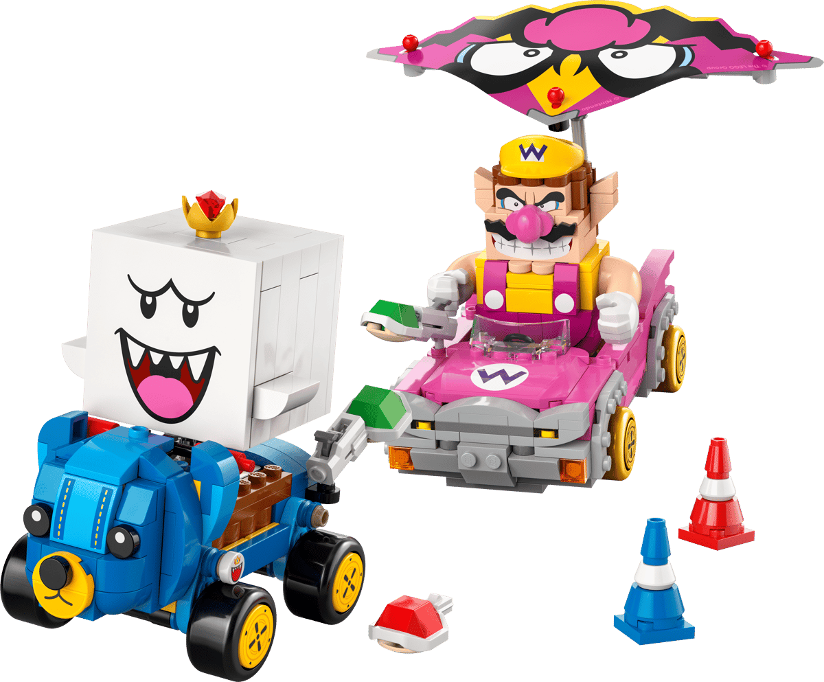 LEGO Super Mario: Mario Kart – Wario en King Boo - 72038