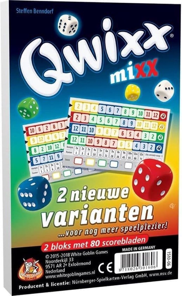 Qwixx Mixx - Dobbelspel