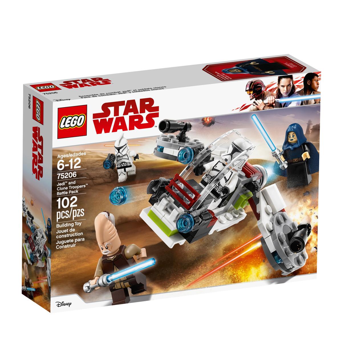 LEGO Star Wars Jedi en Clone Troopers Battle Pack - 75206