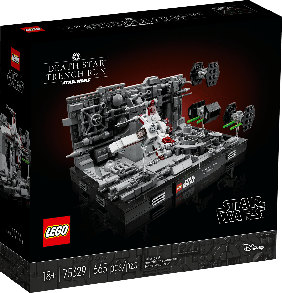 LEGO Star Wars Death Star Trench Run diorama - 75329