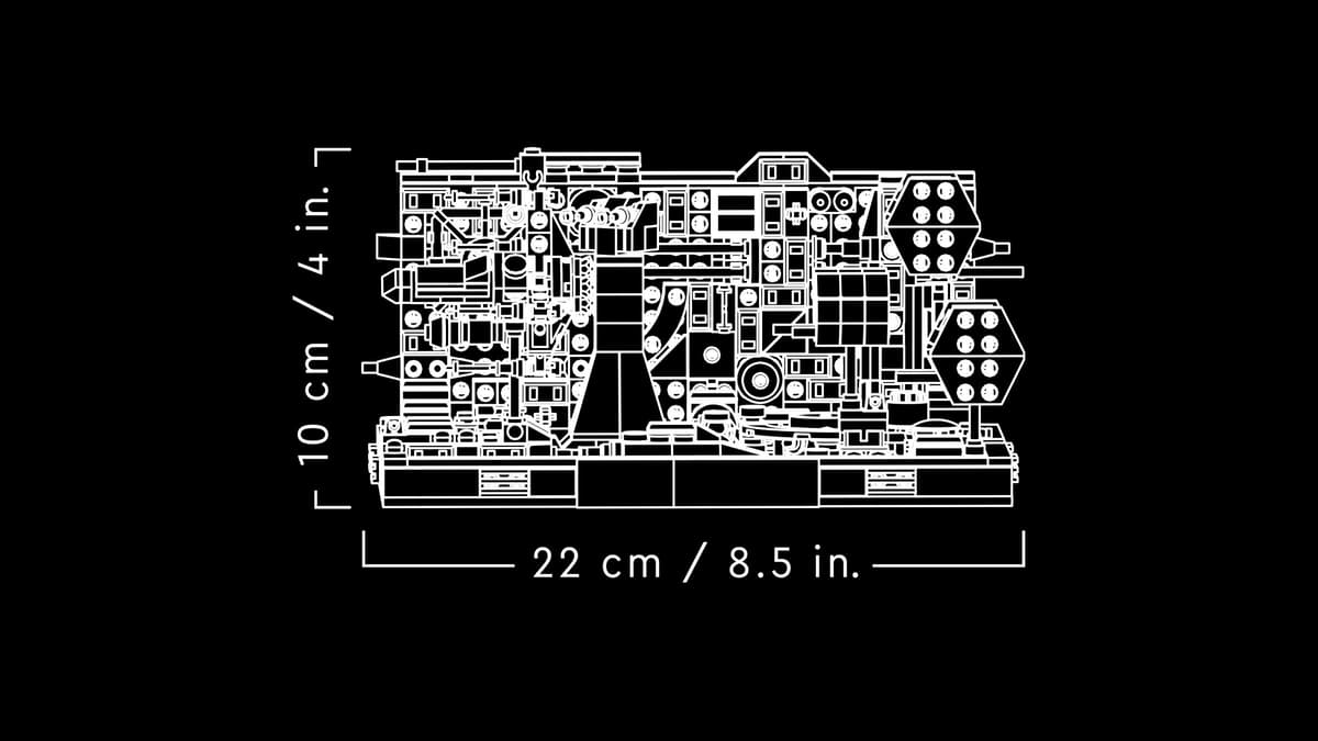 LEGO Star Wars Death Star Trench Run diorama - 75329