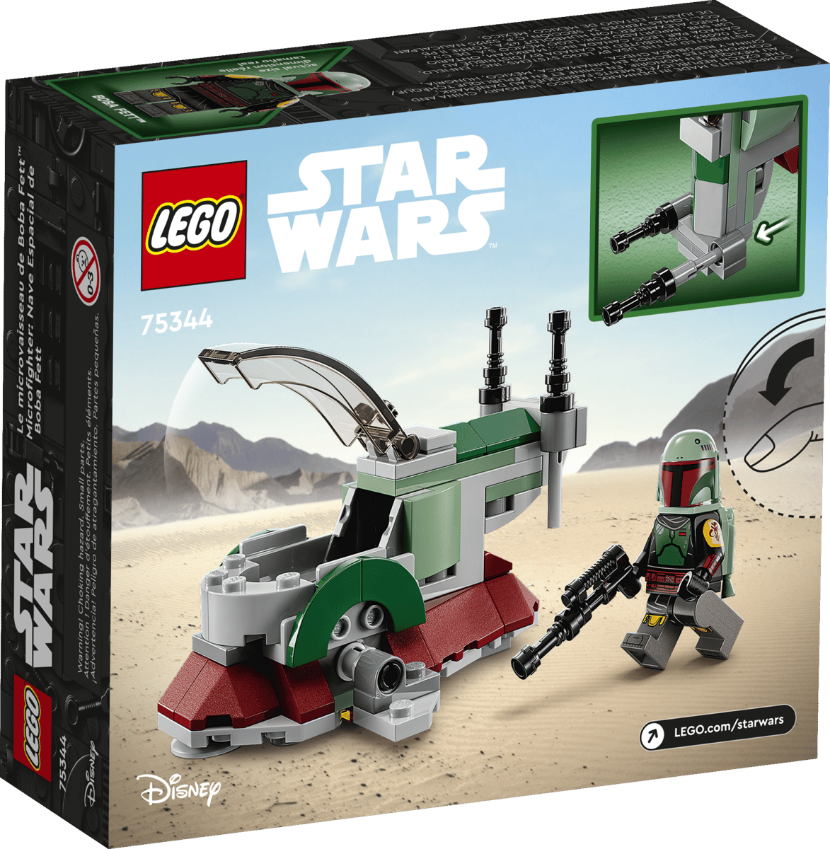 LEGO Star Wars Boba Fett's sterrenschip microfighter - 75344
