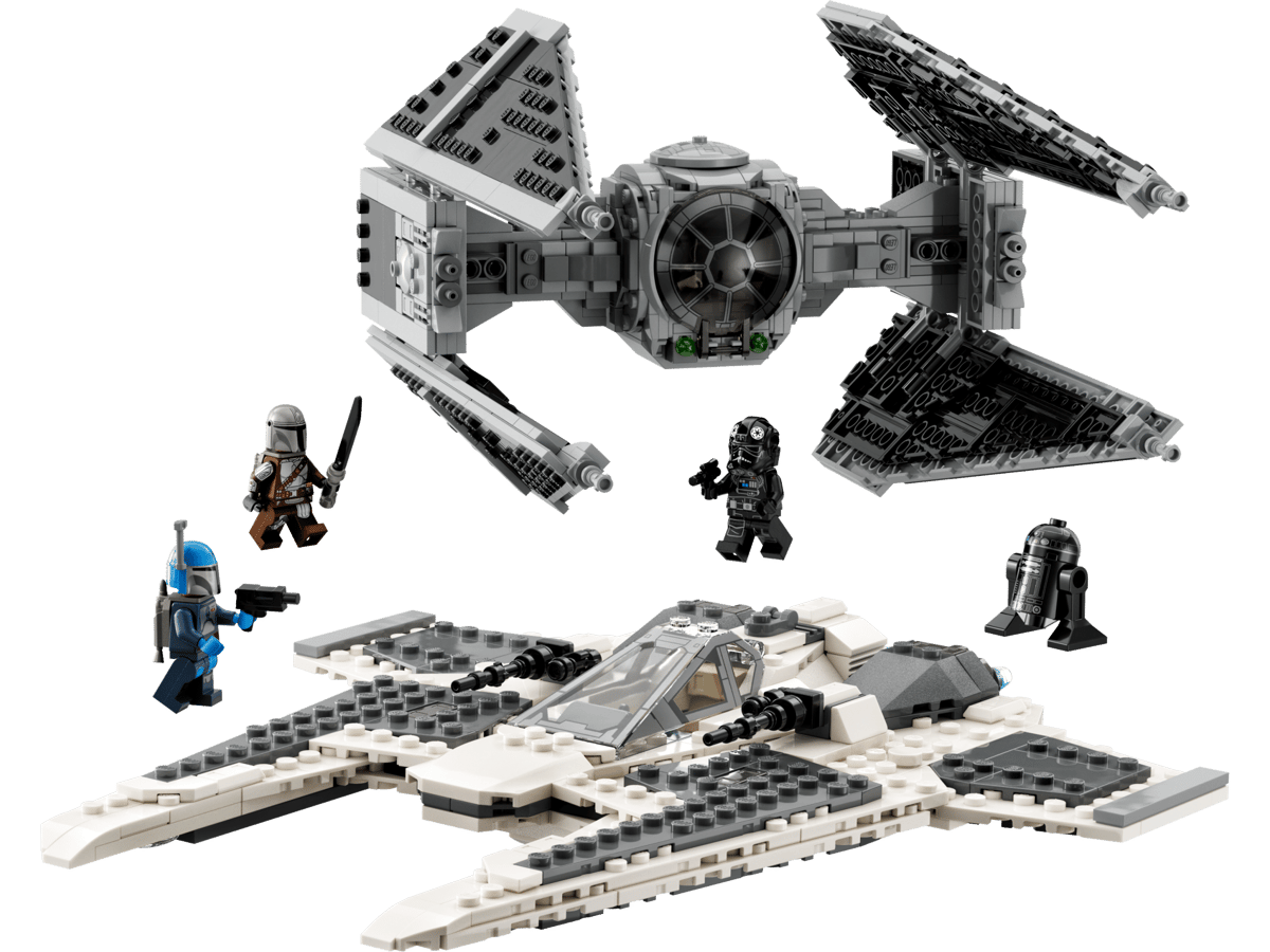 LEGO Star Wars Mandalorian Fang Fighter vs. TIE Interceptor - 75348