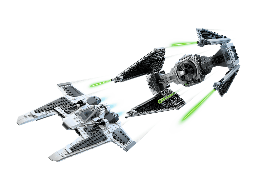 LEGO Star Wars Mandalorian Fang Fighter vs. TIE Interceptor - 75348