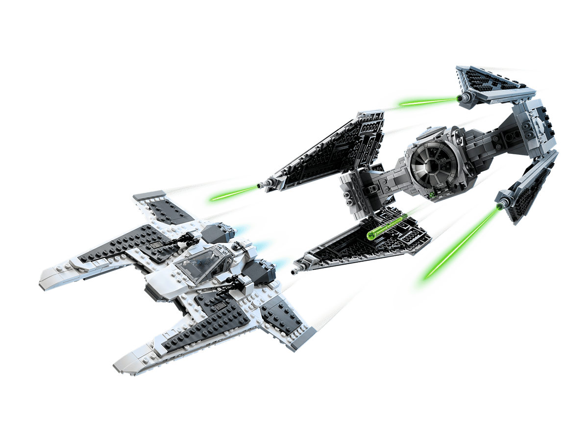 LEGO Star Wars Mandalorian Fang Fighter vs. TIE Interceptor - 75348