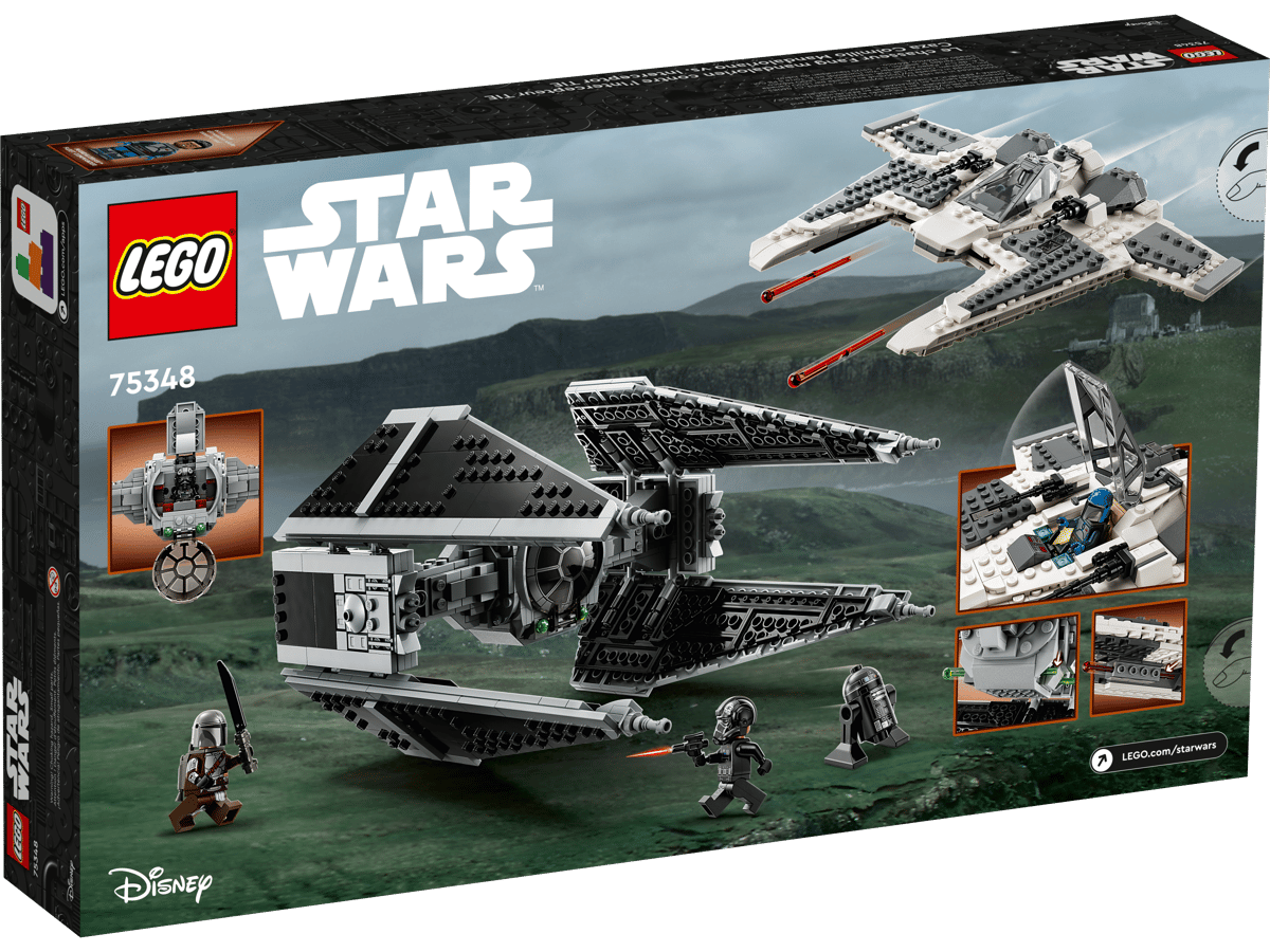 LEGO Star Wars Mandalorian Fang Fighter vs. TIE Interceptor - 75348
