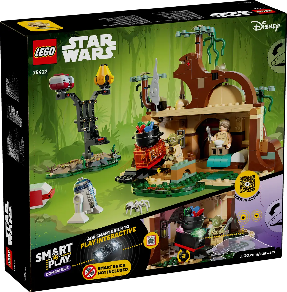 LEGO Star Wars SMART Play: Yoda's Hut en Jedi Training - 75422