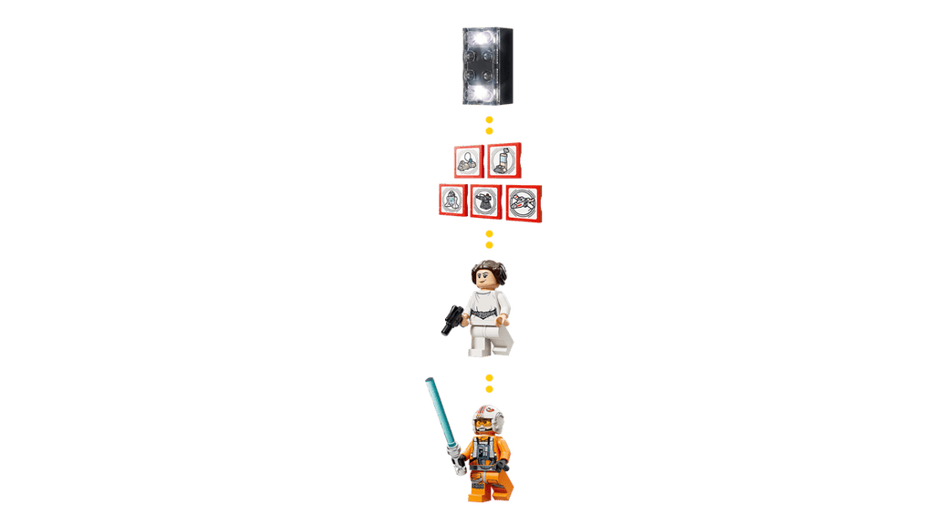 LEGO Star Wars SMART Play: Luke's Red Five X-Wing - 75423