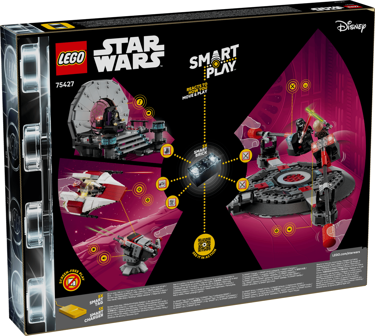 LEGO Star Wars SMART Play: Troonzaalduel en A-wing - 75427