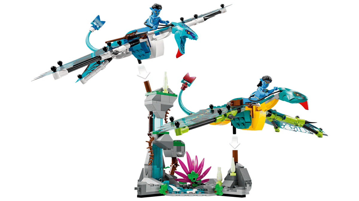 LEGO Avatar Jake & Neytiri’s eerste vlucht op de Banshee - 75572