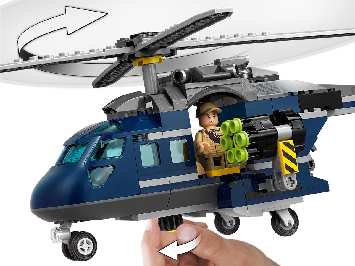 LEGO Jurassic World Helikopterachtervolging van Blue - 75928