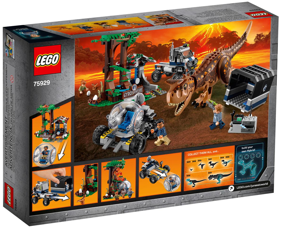 LEGO Jurassic World Gyrobolontsnapping van Carnotaurus - 75929