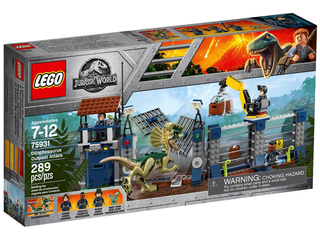 LEGO Jurassic World Aanval op de uitkijktoren van Dilophosaurus - 75931