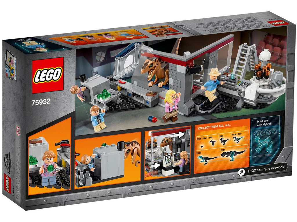 LEGO Jurassic World Park Velociraptorachtervolging - 75932