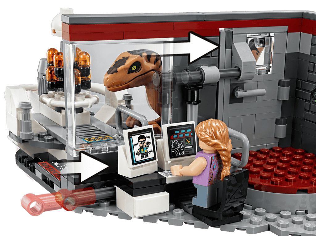 LEGO Jurassic World Park Velociraptorachtervolging - 75932