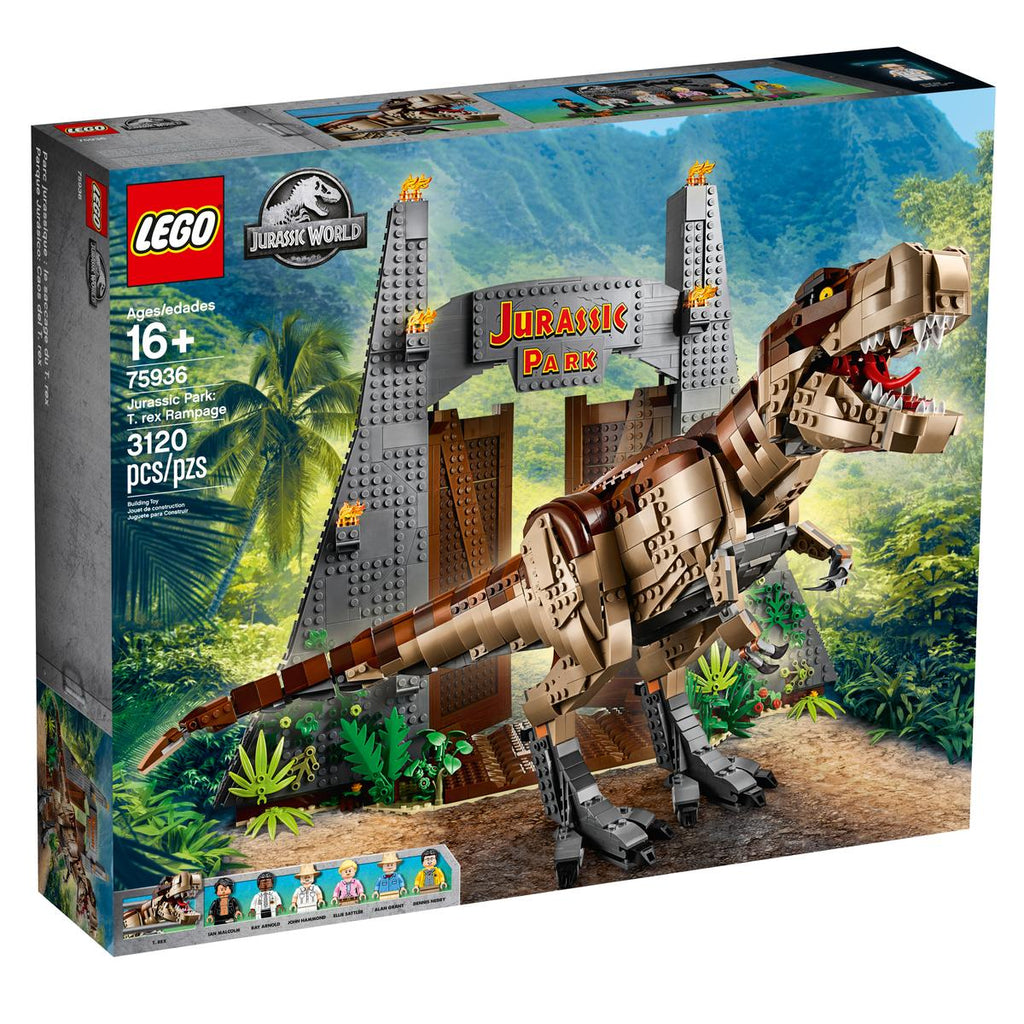 LEGO Jurassic World Jurassic Park: T. rex Chaos - 75936