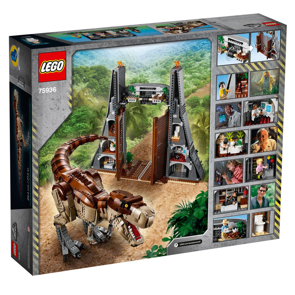 LEGO Jurassic World Jurassic Park: T. rex Chaos - 75936