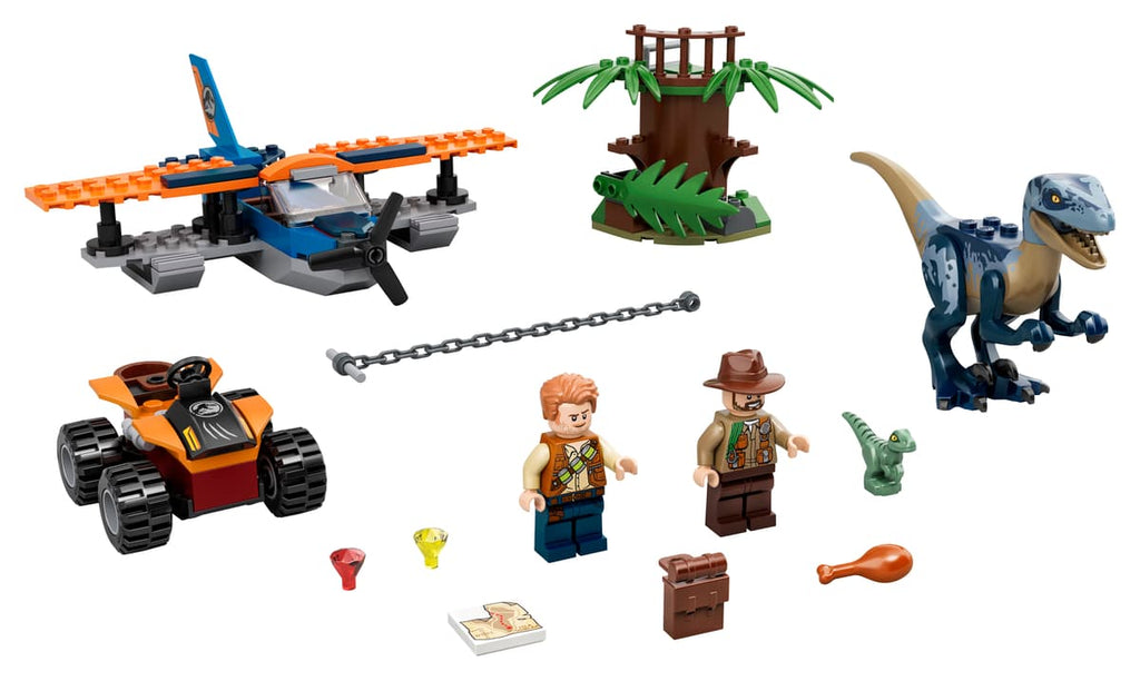 LEGO Jurassic World Velociraptor: Biplane Rescue Mission - 75942