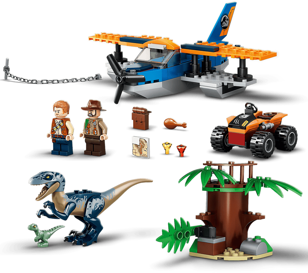 LEGO Jurassic World Velociraptor: Biplane Rescue Mission - 75942