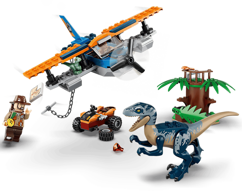 LEGO Jurassic World Velociraptor: Biplane Rescue Mission - 75942