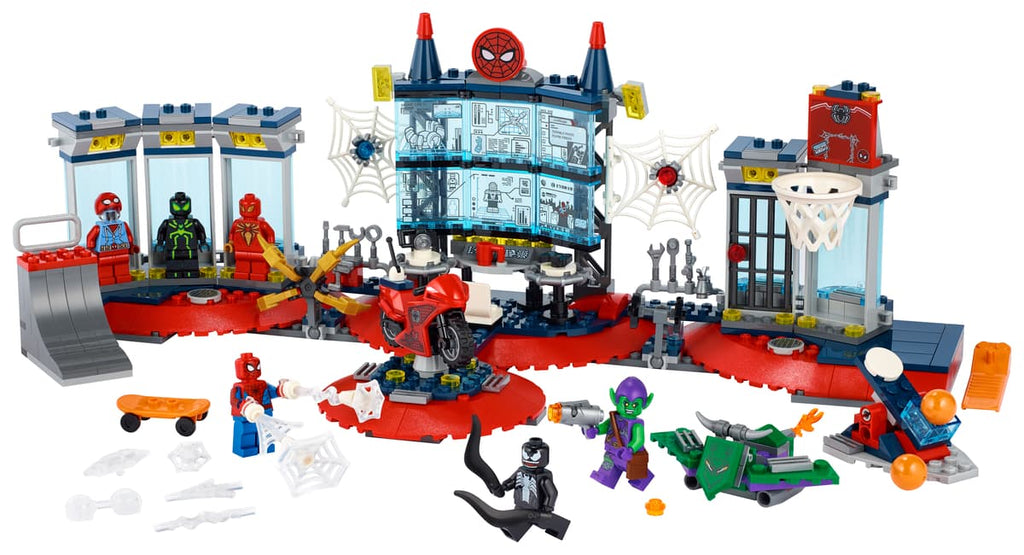LEGO Marvel Spiderman Aanval op de Spider schuilplaats - 76175