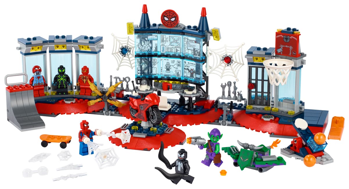 LEGO Marvel Spiderman Aanval op de Spider schuilplaats - 76175