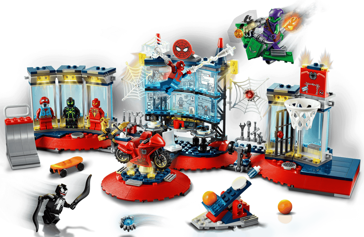 LEGO Marvel Spiderman Aanval op de Spider schuilplaats - 76175