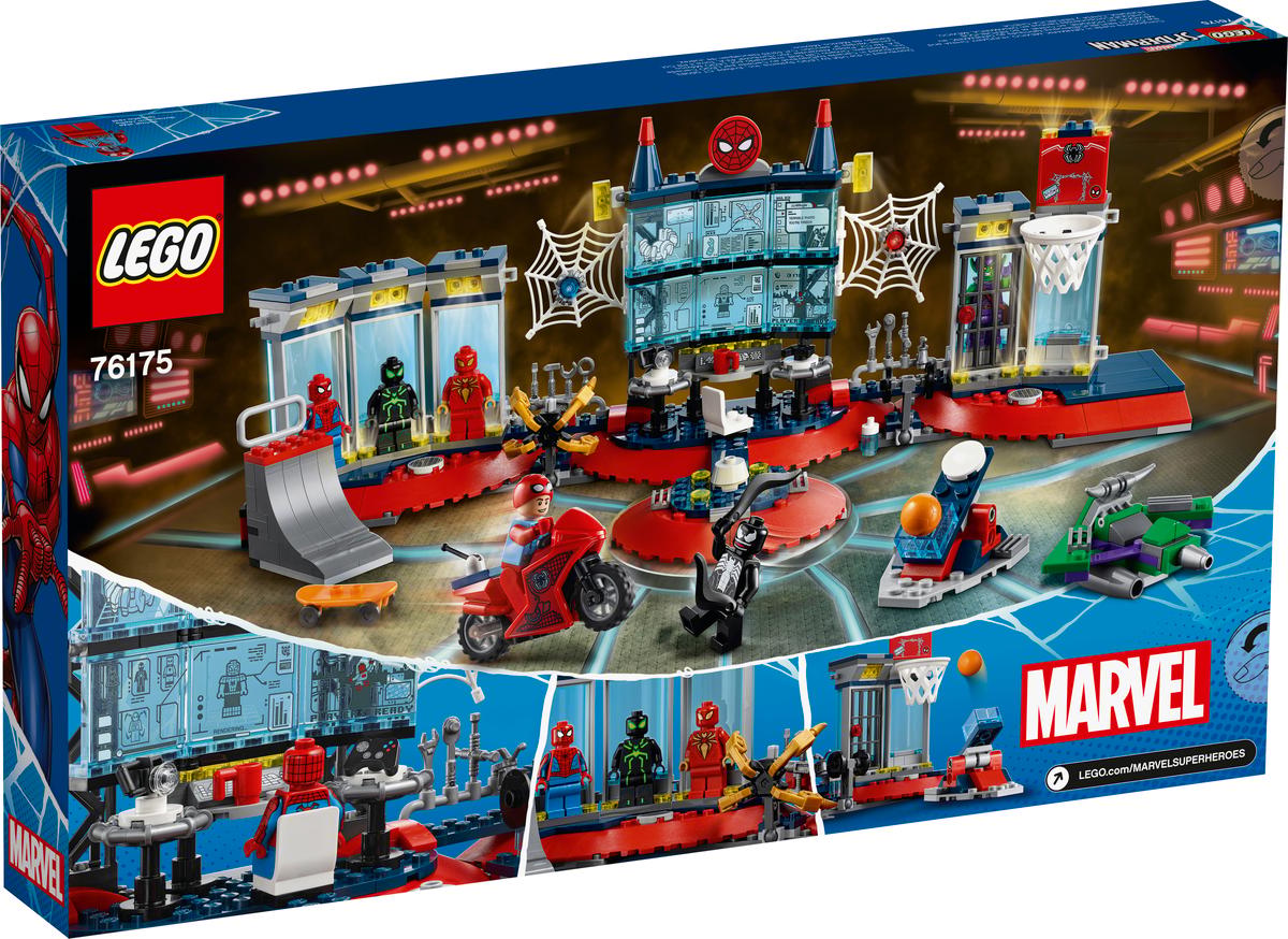 LEGO Marvel Spiderman Aanval op de Spider schuilplaats - 76175