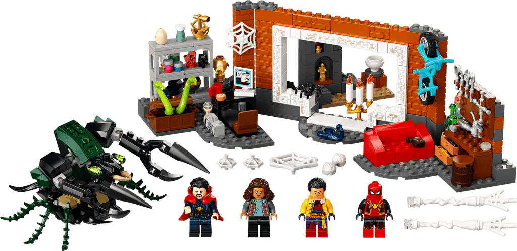 LEGO Marvel Spiderman bij de Sanctum uitvalbasis - 76185