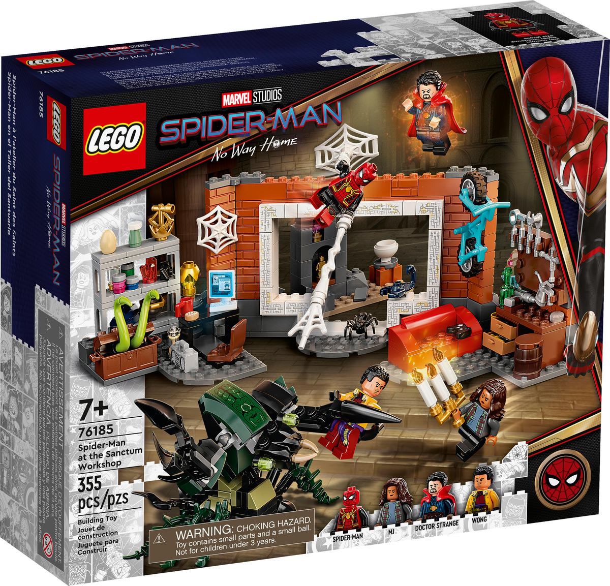 LEGO Marvel Spiderman bij de Sanctum uitvalbasis - 76185