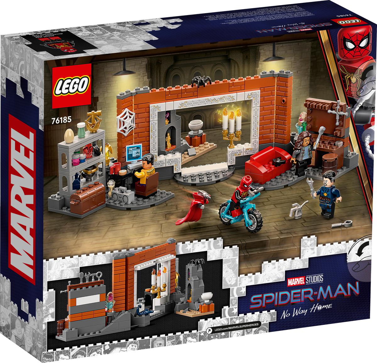 LEGO Marvel Spiderman bij de Sanctum uitvalbasis - 76185