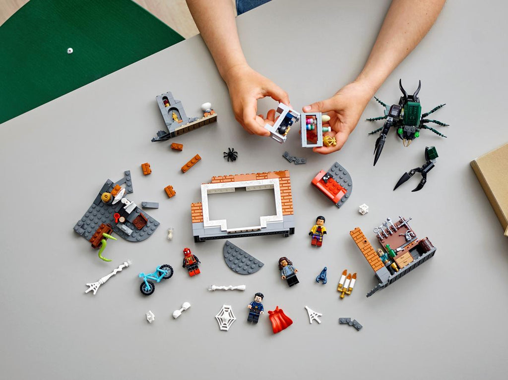 LEGO Marvel Spiderman bij de Sanctum uitvalbasis - 76185