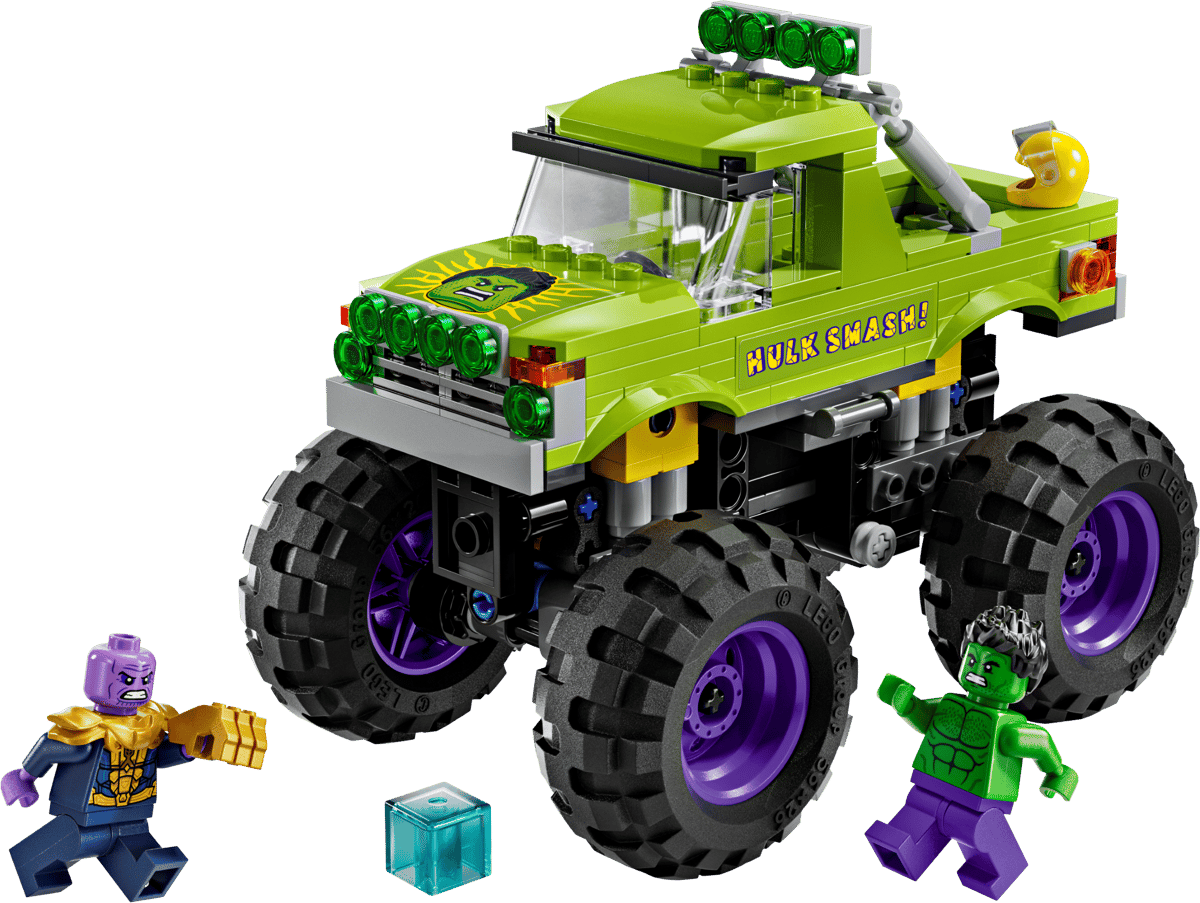 LEGO Marvel De Hulk Truck vs. Thanos - 76312