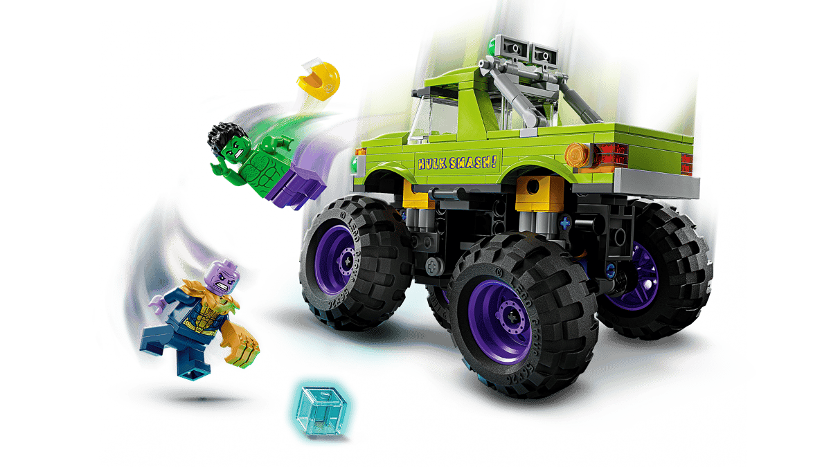 LEGO Marvel De Hulk Truck vs. Thanos - 76312