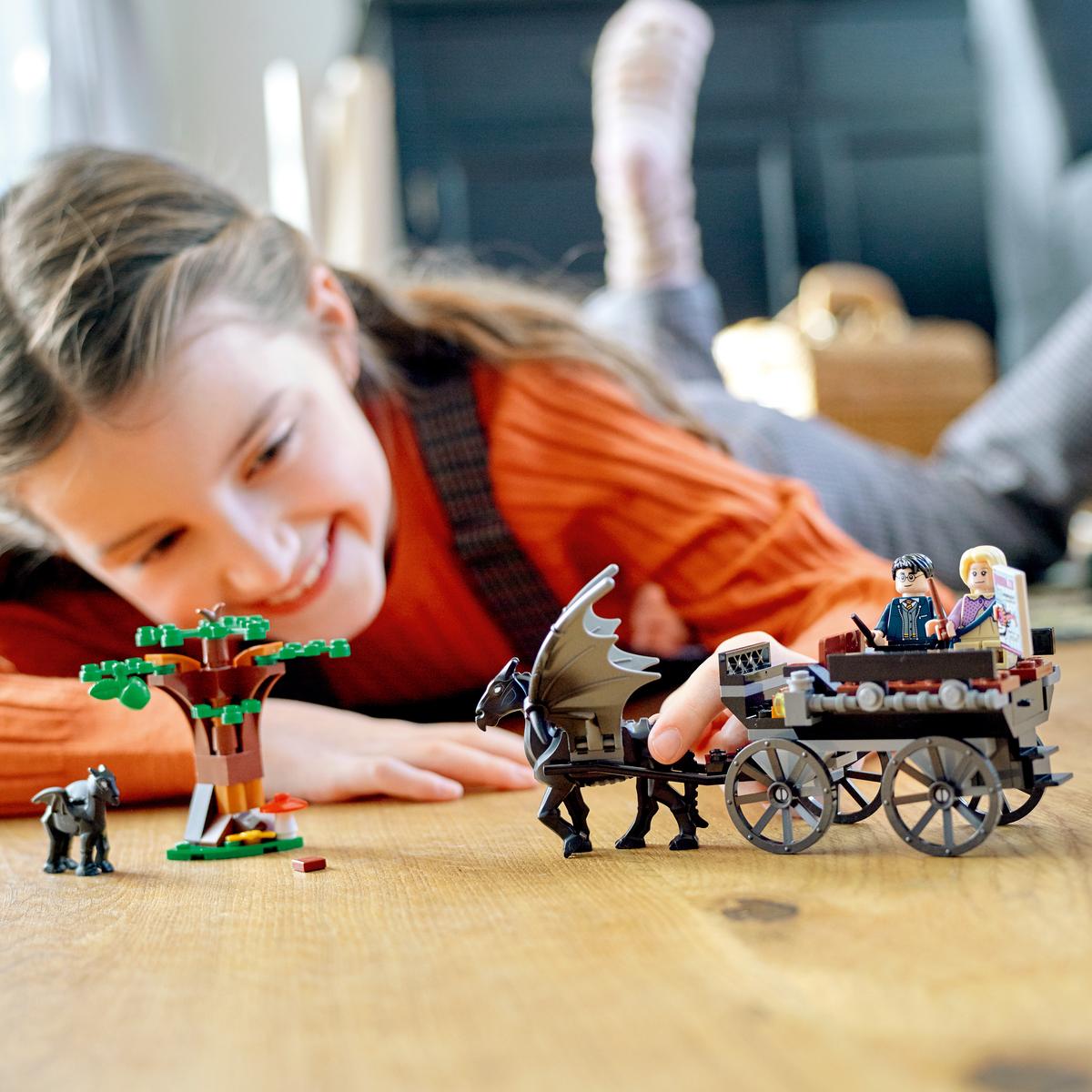 LEGO Harry Potter Zweinstein Rijtuig en Thestralissen - 76400