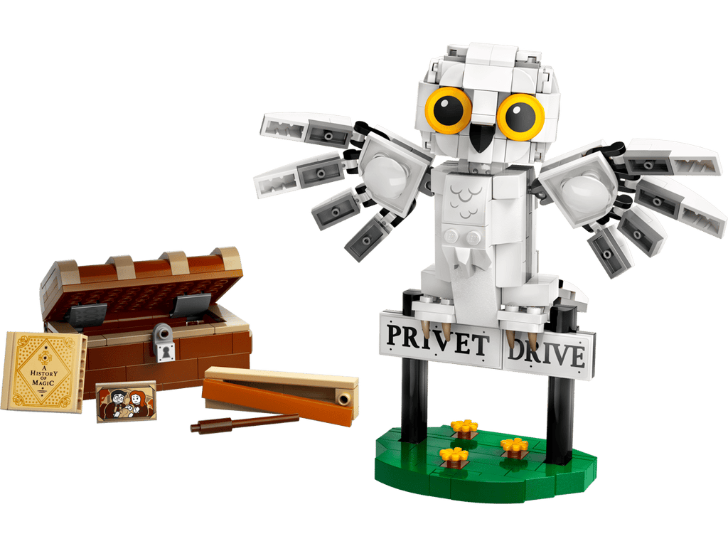LEGO Harry Potter Hedwig bij Ligusterlaan 4 - 76425
